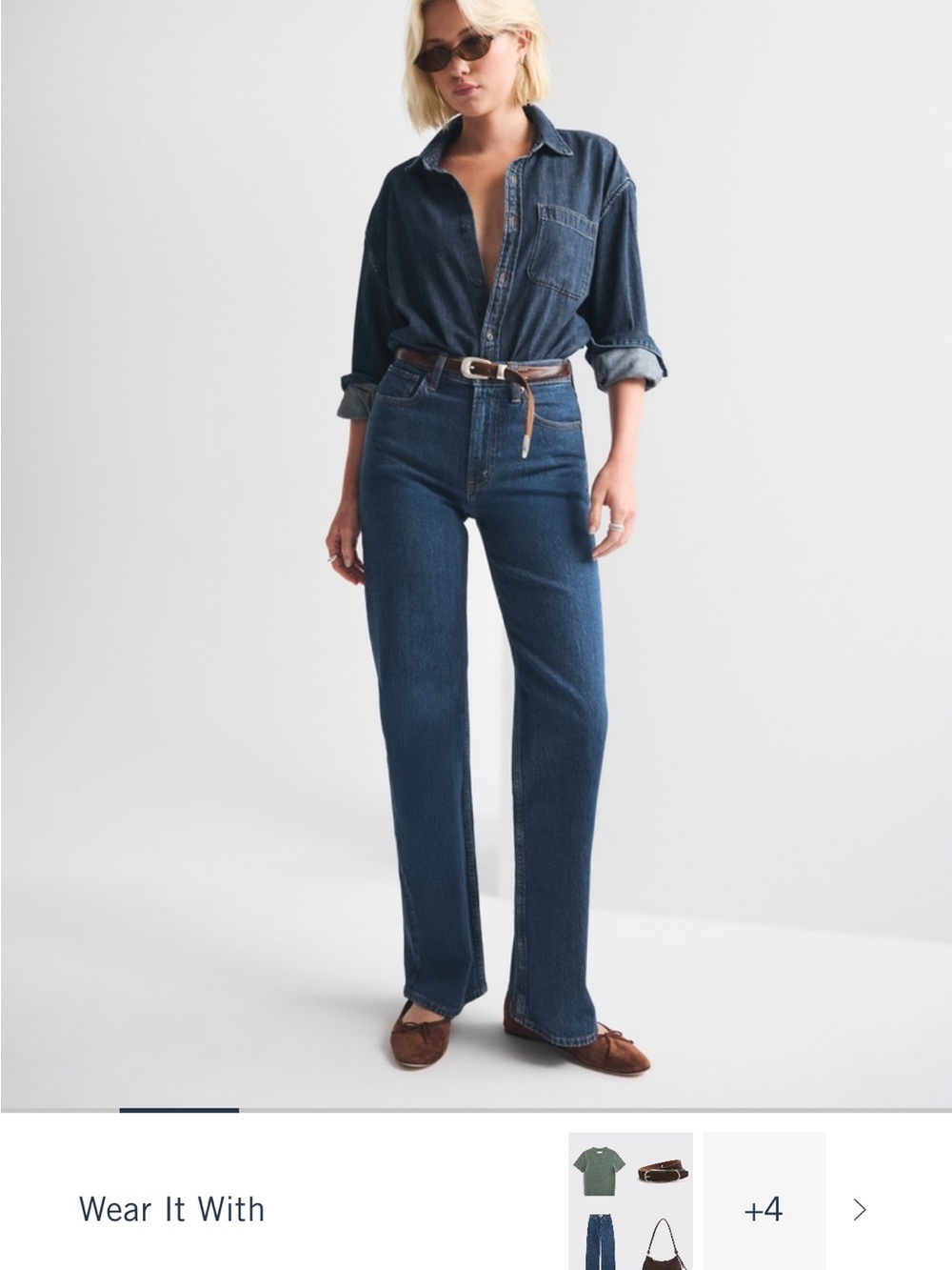 Abercrombie & Fitch Women's 90s relaxed